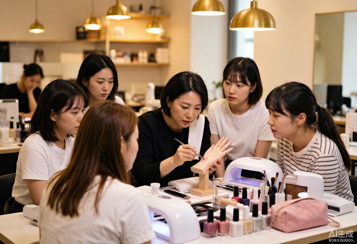 国际美甲全能精英班 · 课程学习